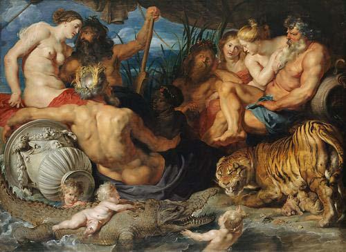 Peter Paul Rubens Die vier Flxsse des Paradieses oil painting picture